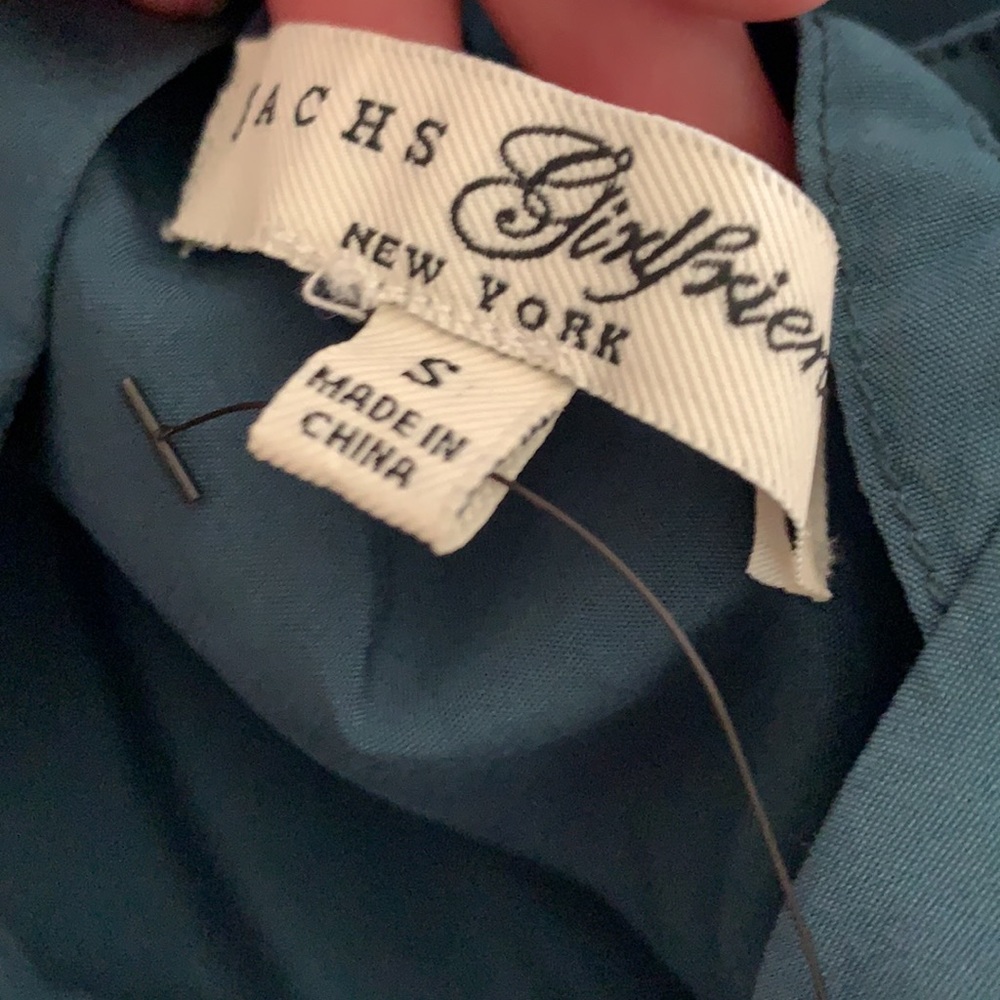 NWOT Jachs Girlfriend NY Lace Trim Halter Tank Top - Picture 3 of 6